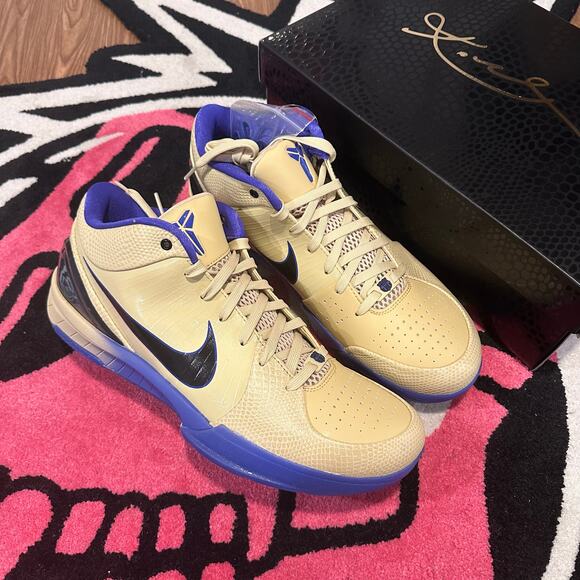 Nike Kobe 4 Protro FC Barcelona Team Gold - Size 13 - Brand New - Picture 1 of 9